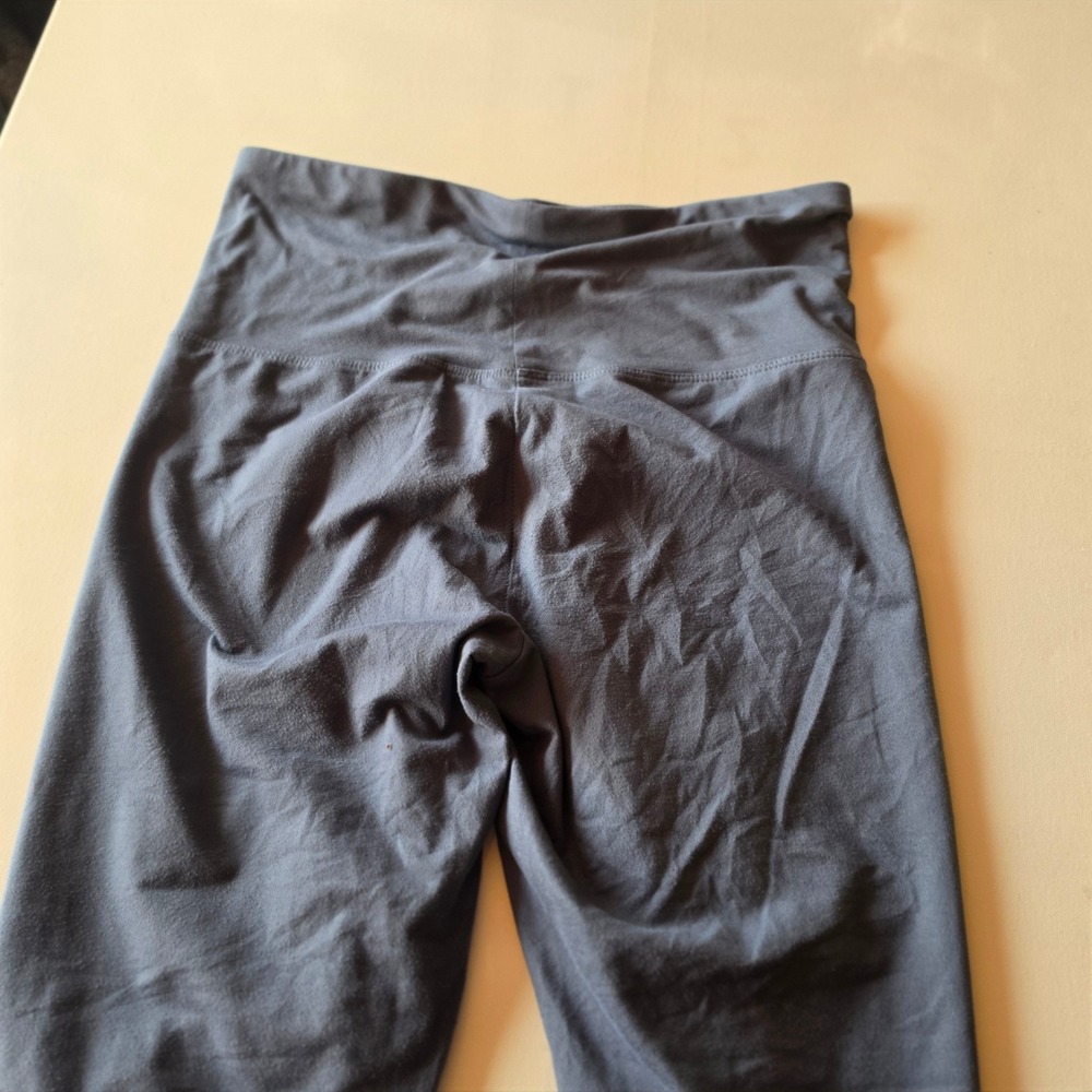 Kindred Bravely Maternity Leggings Slate Blue Gray High Waist Small Petite - Picture 2 of 5